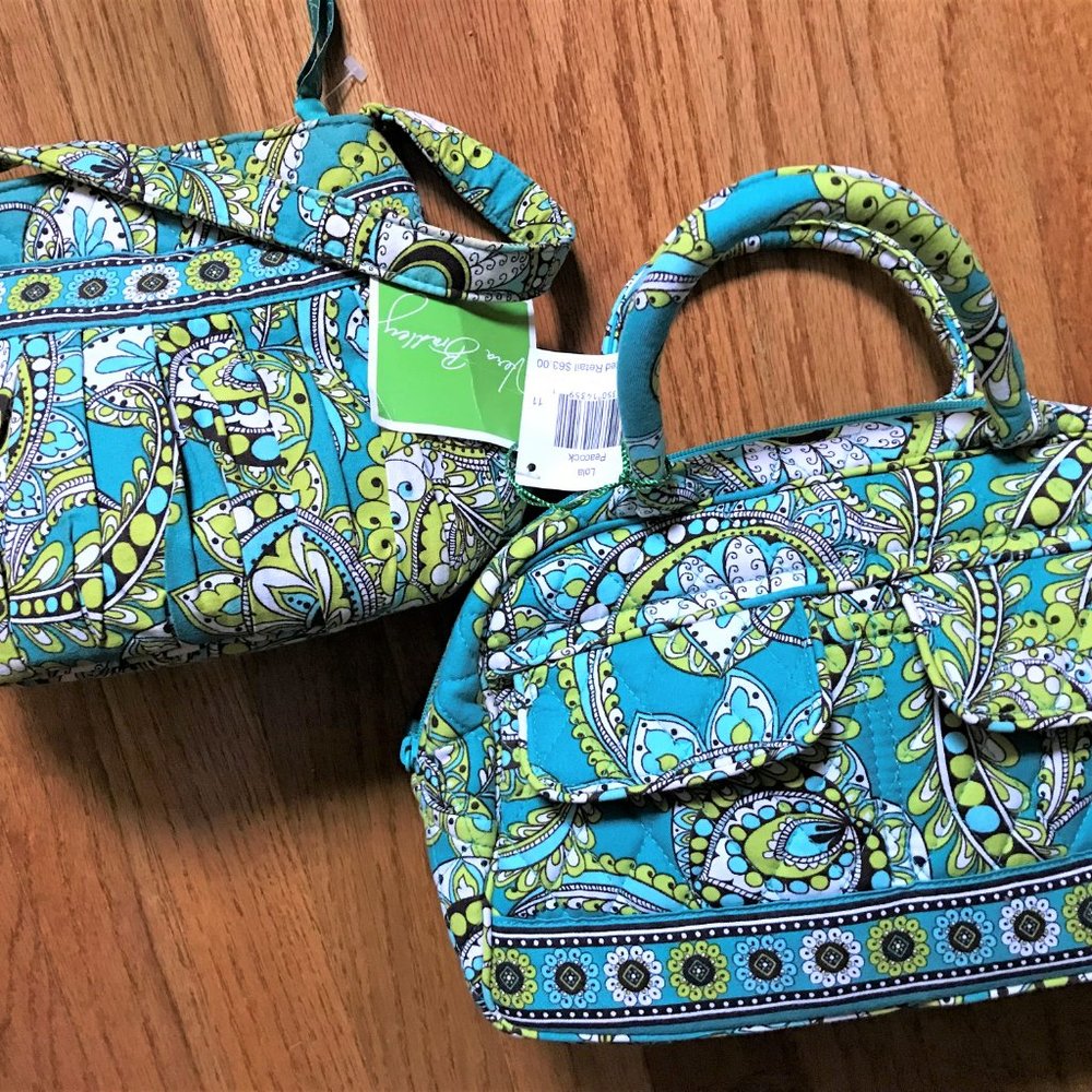 Two New Vera Bradley , Lola Peacock Bags